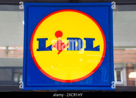 Londra, Regno Unito. 18 giugno 2024. Un negozio Lidl a Londra. Crediti: Vuk Valcic/Alamy Live News Foto Stock