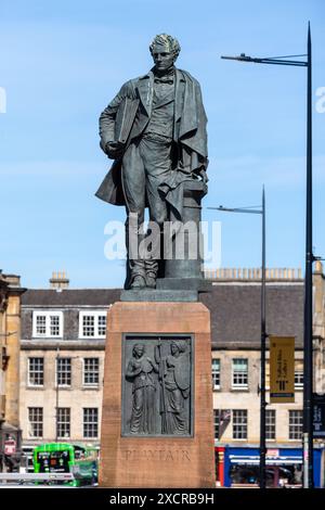 William Henry Playfair Monument in Chambers Street, Edimburgo, Scozia Foto Stock