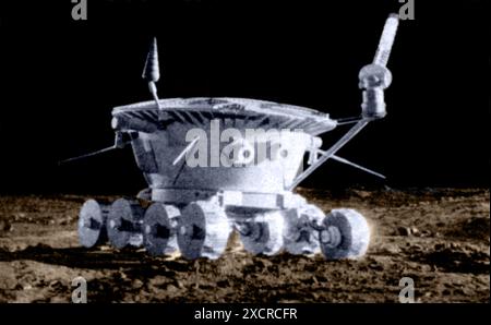 Lunokhod 1, robot sovietico Lunar Rover Foto Stock