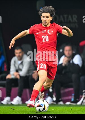 Dortmund - Ferdi Kadioglu di Turkiye durante la partita UEFA EURO 2024 girone F tra Turchia e Georgia al Signal Iduna Park il 18 giugno 2024 a Dortmund, Germania. ANP | Hollandse Hoogte | Gerrit van Keulen Foto Stock