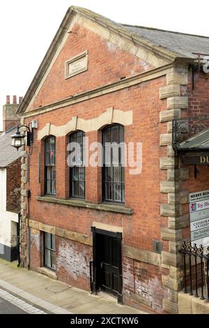 Le Temperance Halls di Ripon, North Yorkshire. L'edificio fu eretto nel 1859 Foto Stock