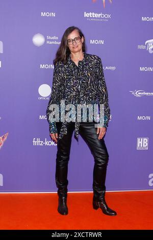 Natja Brunckhorst beim Moin Mittsommer Jahresempfang der Filmfoerderung von Hamburg und Schleswig-Holstein AM 18.06.2024 ad Amburgo. Foto Stock