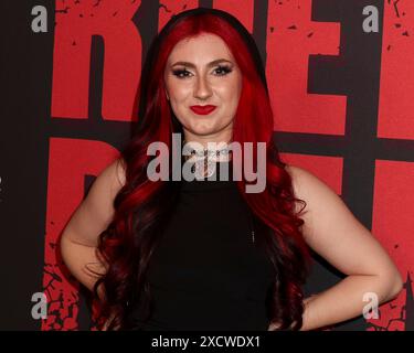 Londra, Regno Unito. 18 giugno 2024. Knightenator partecipa alla prima mondiale Rite Here Rite Now al Picturehouse Central di Soho, Londra. (Foto di Cat Morley/SOPA Images/Sipa USA) credito: SIPA USA/Alamy Live News Foto Stock