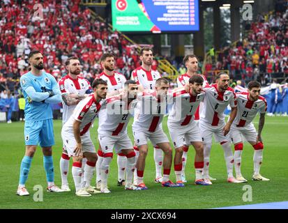 Dortmund, Germania. 18 giugno 2024. Il gruppo della Georgia durante la partita dei Campionati europei UEFA al BVB Stadion di Dortmund. Il credito per immagini dovrebbe essere: David Klein/Sportimage Credit: Sportimage Ltd/Alamy Live News Foto Stock