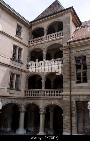 Municipio di Ginevra, Svizzera, 21 maggio 2023. Locaux de l Hotel de ville de Geneve en Suisse le 21 mai 2023. Foto Stock