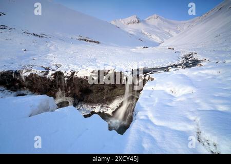 Geografia / viaggi, Islanda, Skutafoss, Hoefn orientale, Austurland, ISLANDA ORIENTALE, ULTERIORI-DIRITTI-AUTORIZZAZIONE-INFORMAZIONI-NON-DISPONIBILI Foto Stock