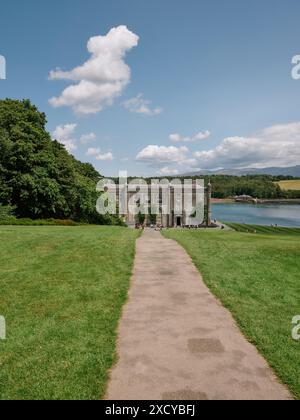 Plas Newydd House and Gardens on the Menai Strait, Anglesey, Galles, Regno Unito Foto Stock