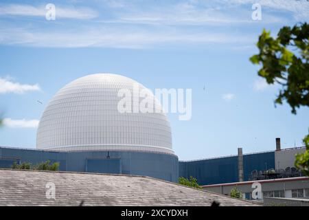 Una visione generale della centrale nucleare di Sizewell nel Suffolk. Data foto: Mercoledì 19 giugno 2024. Data foto: Mercoledì 19 giugno 2024. Foto Stock