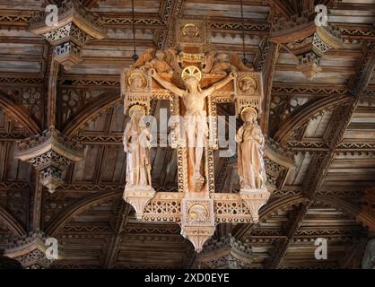 St Davids, Galles, 19 GIUGNO: Cattedrale di St Davids a St Davids, Regno Unito. 19 giugno 2024. Crediti: Action foto Sport/Alamy Live News Foto Stock