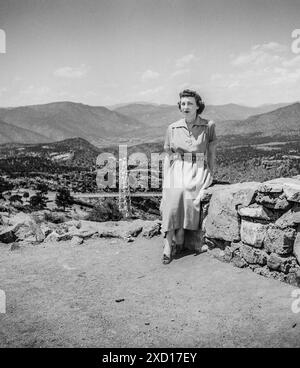 La madre del fotografo, morta nel 1973. Foto Stock