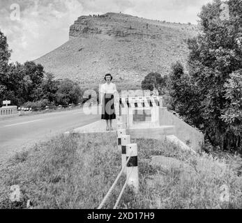 La madre del fotografo, morta nel 1973. Foto Stock