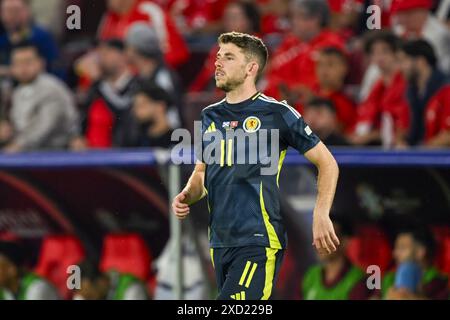 Colonia, Germania. 19 giugno 2024. Ryan Christie (Scozia) durante la partita UEFA Euro Germania 2024 tra Svizzera 1-1 Scozia allo Stadio di Colonia il 19 giugno 2024 a Colonia, Germania. (Foto di Maurizio Borsari/AFLO) credito: Aflo Co.. Ltd./Alamy Live News Foto Stock