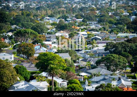 Case residenziali a Devonport - nuova Zelanda Foto Stock