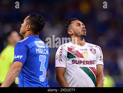 Belo Horizonte, Brasile. 19 giugno 2024. Lima di Fluminense, durante la partita tra Cruzeiro e Fluminense, per la serie A 20234 brasiliana allo Stadio Mineirao, a Belo Horizonte il 19 giugno. Foto: Gledston Tavares/DiaEsportivo/Alamy Live News crediti: DiaEsportivo/Alamy Live News Foto Stock