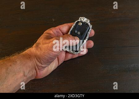 Come proteggere le chiavi dell'auto dal furto da parte di un ladro Foto Stock