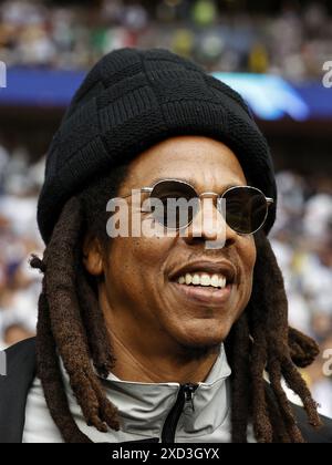 LONDRA - rapper e produttore musicale americano Jay-Z prima della finale di UEFA Champions League tra Borussia Dortmund e Real Madrid allo stadio di Wembley il 1° giugno 2024 a Londra, Regno Unito. ANP | Hollandse Hoogte | MAURICE VAN STEEN Foto Stock