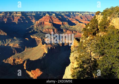 Geografia / viaggio, USA, Arizona, Parco nazionale del Grand canyon, tramonto a Hopi Point, DIRITTI AGGIUNTIVI-INFORMAZIONI-NON-DISPONIBILI Foto Stock