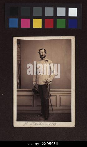 Friedrich Graf von Beck-Rzikowsky (1830-1920), Militär Heinrich Keller, editore, Jacob Seib (1812-1883), Photographer Wien Museum, scansione, ritratto, uomo, uniformi (militari), persone storiche (ritratti e scene della vita), eventi e situazioni storiche, persone storiche intorno al 1860-1870 Foto Stock