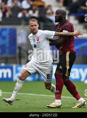 Francoforte Germania Giugno Il Belgio Romelu Lukaku Festeggia