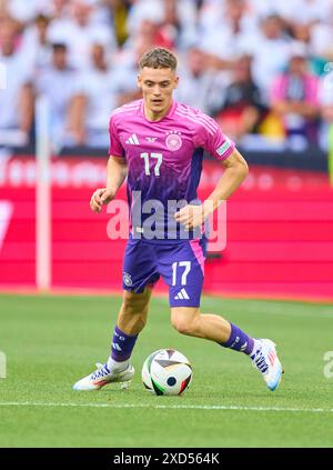 Florian Wirtz, Nr. 17 DFB nella fase a gironi GERMANIA, Ungheria. , . Il 19 giugno 2024 a Stoccarda, Germania. Fotografo: ddp Images/STAR-Images credito: ddp media GmbH/Alamy Live News Foto Stock