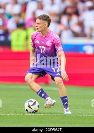 Florian Wirtz, Nr. 17 DFB nella fase a gironi GERMANIA, Ungheria. , . Il 19 giugno 2024 a Stoccarda, Germania. Fotografo: ddp Images/STAR-Images credito: ddp media GmbH/Alamy Live News Foto Stock