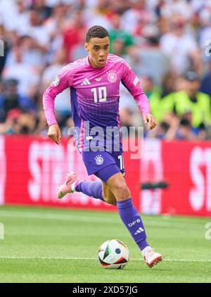 Jamal Musiala, DFB 10 nella fase a gironi GERMANIA, Ungheria. , . Il 19 giugno 2024 a Stoccarda, Germania. Fotografo: ddp Images/STAR-Images credito: ddp media GmbH/Alamy Live News Foto Stock