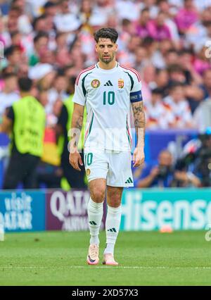 Dominik Szoboszlai, HUN 10 nella partita a gironi GERMANIA, Ungheria. , . Il 19 giugno 2024 a Stoccarda, Germania. Fotografo: ddp Images/STAR-Images credito: ddp media GmbH/Alamy Live News Foto Stock