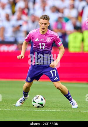 Florian Wirtz, Nr. 17 DFB nella fase a gironi GERMANIA, Ungheria. , . Il 19 giugno 2024 a Stoccarda, Germania. Fotografo: ddp Images/STAR-Images credito: ddp media GmbH/Alamy Live News Foto Stock