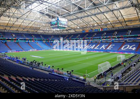 Gelsenkirchen, Germania. 20 giugno 2024. Veltins-Arena Francesco Farina/SPP (FRANCESCO FARINA/SPP) credito: SPP Sport Press Photo. /Alamy Live News Foto Stock