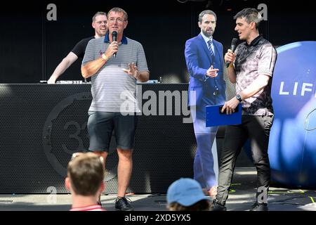 LONDRA, REGNO UNITO. 20 giugno 24. Ex Southampton F.. Giocatore C Matt le Tissier durante 4the Fans fan Park a Greenwich allo Studio 388, Greenwich giovedì 20 giugno 2024. LONDRA, INGHILTERRA. Crediti: Taka G Wu/Alamy Live News per 4the Fans fan Park di Greenwich Foto Stock