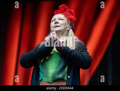 L'artista Sami Mari Boine nel giugno 2024 Foto Stock