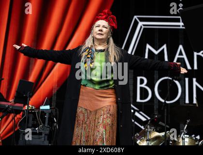 L'artista Sami Mari Boine nel giugno 2024 Foto Stock