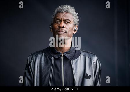 Grantley Marshall, alias Daddy G of Massive Attack nel giugno 2024 Foto Stock