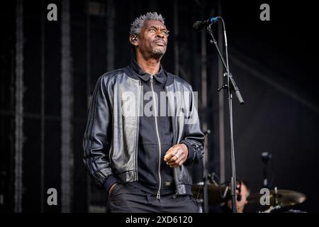 Grantley Marshall, alias Daddy G of Massive Attack nel giugno 2024 Foto Stock