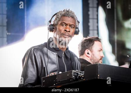 Grantley Marshall, alias Daddy G of Massive Attack nel giugno 2024 Foto Stock