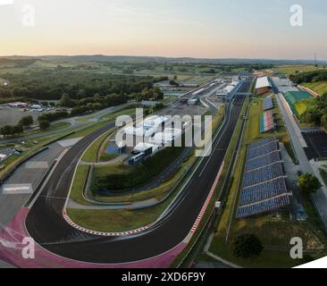 Il circuito automobilistico di Hungaroring è il più grande circuito automobilistico ungherese per gli sport motoristici. C'è nella città di Mogyorod vicino a Budapest. Foto Stock