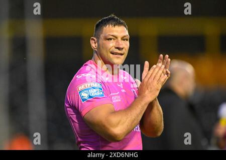 Castleford, Regno Unito. 20 giugno 2024. Ryan Hall of Hull KR durante la partita tra Castleford Tigers e Hull KR del 15° turno di Betfred Super League al MEND-A-hose Jungle, Castleford, Regno Unito, 20 giugno 2024 (foto di Craig Cresswell/News Images) a Castleford, Regno Unito, il 20/6/2024. (Foto di Craig Cresswell/News Images/Sipa USA) credito: SIPA USA/Alamy Live News Foto Stock