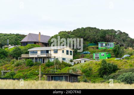 Case residenziali a Piha - nuova Zelanda Foto Stock