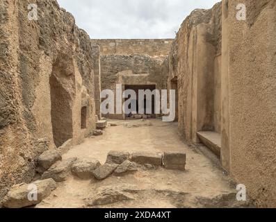 "Tombe dei Re", necropoli, Paphos, Cipro Foto Stock