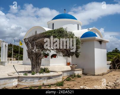 Chiesa di San Nicola, Geroskipou, Paphos, Cipro Foto Stock