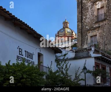 Santa Prisca Churchin Taxco, Messico Foto Stock