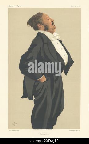 VANITY FAIR SPIA CARTONE ANIMATO Lionel Lawson 'prosperità' Business. Di JTJ 1876 stampa Foto Stock