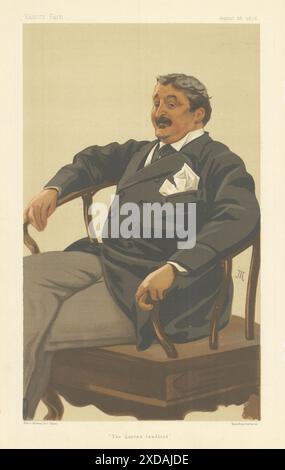 VANITY FAIR SPIA CARTONE JAMES Farquharson 'il proprietario della regina' Invercauld 1876 Foto Stock