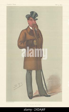 IL CARTONE ANIMATO DI SPIONAGGIO DELLA VANITY FAIR Robert Richardson-Gardner "The Royal Borough" 1877 Foto Stock