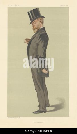 VANITY FAIR SPIA CARTONE animato Robert Duff 'Fetteresso' Scozia. Di VER 1883 stampa Foto Stock