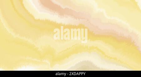 Sfondo minimale astratto con texture organica disegnata a mano nei colori pastello rosa e giallo Illustrazione Vettoriale