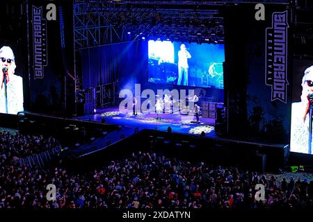 Deep Purple Live auf dem Summerside Festival 2024 beim Flugplatz. Grenchen, 20.06.2024 anni Foto Stock