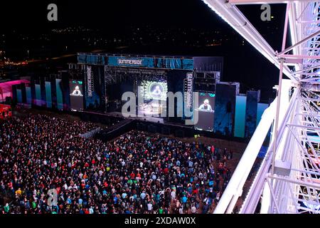 Deep Purple Live auf dem Summerside Festival 2024 beim Flugplatz. Grenchen, 20.06.2024 anni Foto Stock