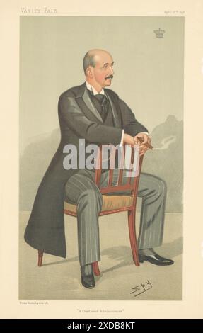 IL CARTONE ANIMATO DI SPIONAGGIO DELLA VANITY FAIR Albert, IV conte Grey 'A Chartered Administrator' 1898 Foto Stock