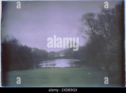 Terreni della proprietà di Myron C. Taylor, Locust Valley, Long Island, New York. Collezione fotografica Genthe. Foto Stock